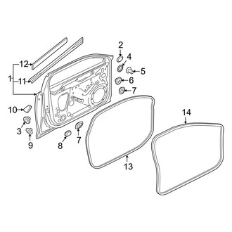 Audi OE - Front Door - Door & Components