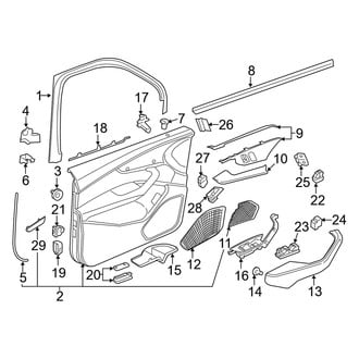 Audi OE - Front Door - Interior Trim (Premium / Premium Plus / Prestige)