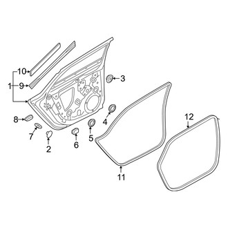 Audi OE - Rear Door - Door & Components