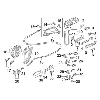 Audi OE - Rear Door - Lock & Hardware