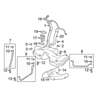 Audi OE - Fuel System Components (Premium / Premium Plus / Prestige)