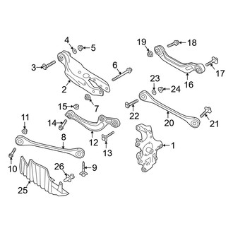 Audi OE - Rear Suspension - Suspension Components (Premium / Premium Plus / Prestige)