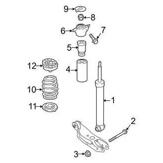 Audi OE - Rear Suspension - Shocks & Components (Premium / Premium Plus / Prestige)