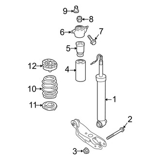 Audi OE - Rear Suspension - Shocks & Components (With Electric Stabilizer), (Premium Plus / Prestige)