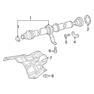 Audi OE - Rear Suspension - Drive Shaft (Premium / Premium Plus / Prestige)