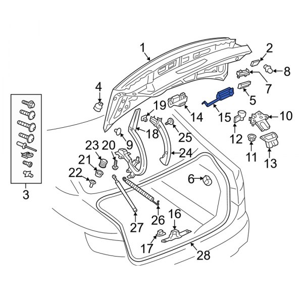 Deck Lid Release Solenoid