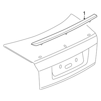 Audi OE - Trunk Lid - Spoiler