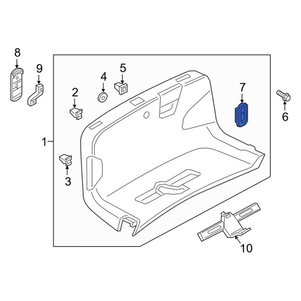 Deck Lid Handle