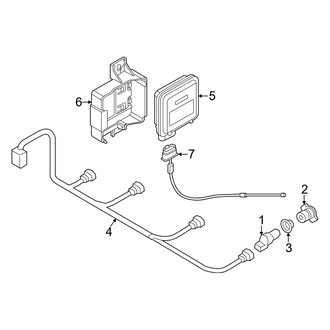 Audi OE - Rear Bumper - Electrical Components (Premium Plus / Prestige)