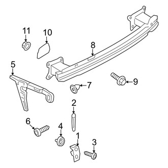 Audi OE - Rear Bumper - Bumper & Components (Impact Bar & Components)