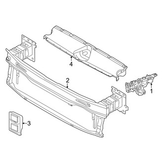 Audi OE - Front Bumper & Grille - Bumper & Components (Mount Components)