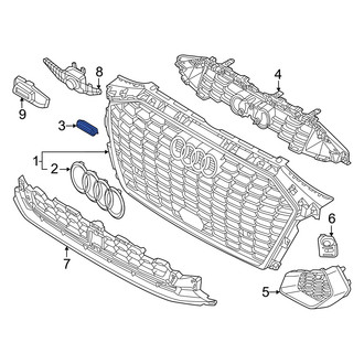 Audi OE - Front Grille Emblem