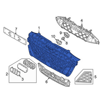 Audi OE - Front Upper Grille