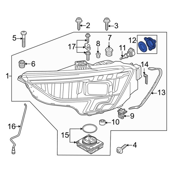 Headlight Bulb Cap