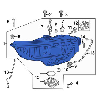 Audi OE - Front Left Headlight Assembly