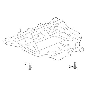 Audi OE - Radiator Support - Splash Shields