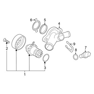 Audi OE - Cooling - Water Pump
