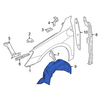 Audi OE - Front Left Fender Splash Shield