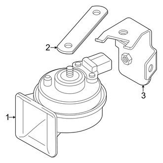 Audi OE - Electrical - Horn