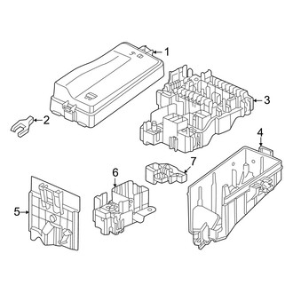Audi OE - Electrical - Fuse & Relay (Engine Compartment)