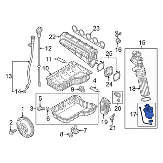 Audi OE - Engine Oil Filter Housing