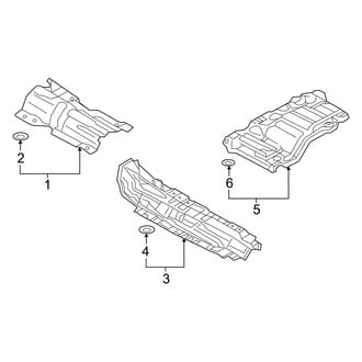 Audi OE - Exhaust System - Heat Shields