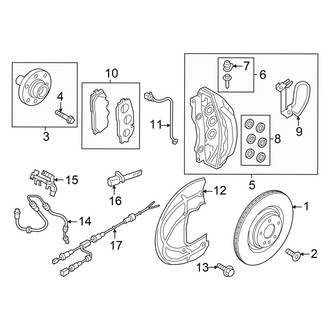 Audi OE - Front Suspension - Brake Components (380 x 38 mm)