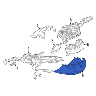 Audi OE - Upper Steering Column Cover