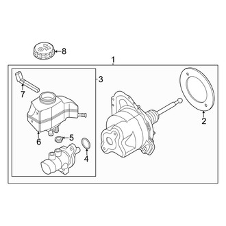 Audi OE - Cowl - Components on Dash Panel