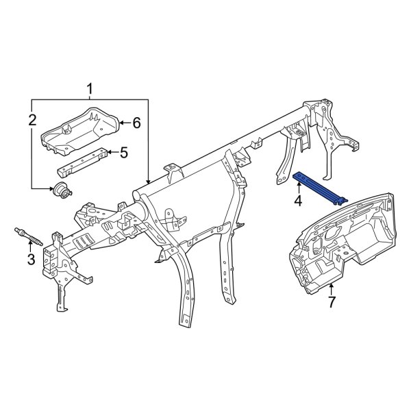 Instrument Panel Crossmember Brace