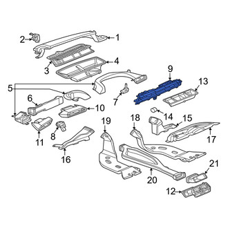 Audi OE - Right Dashboard Air Vent