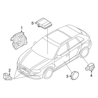 Audi OE - Restraint Systems - Air Bag Components (Modules & Sensors)