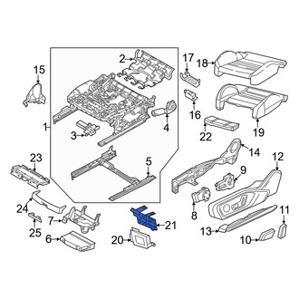 Audi OE - Left Air Bag Occupant Sensor Bracket