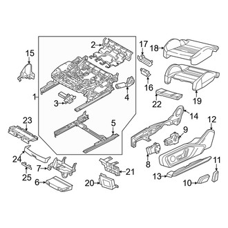 Audi OE - Seats & Tracks - Front Seat Components (Cushion Components)