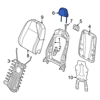 Audi OE - Rear Center Headrest