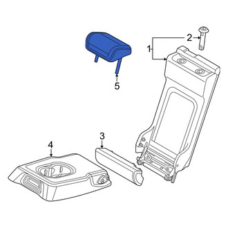 Audi OE - Rear Center Headrest