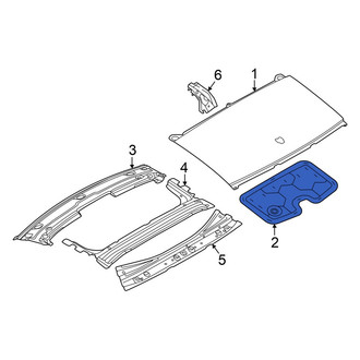 Audi OE - Rear Roof Panel Reinforcement