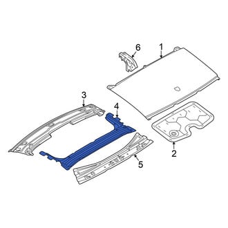 Audi OE - Rear Roof Panel Reinforcement