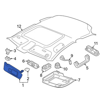 Audi OE - Left Sun Visor