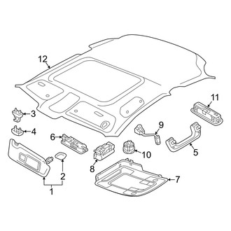 Audi OE - Roof - Interior Trim (Roof Trim)