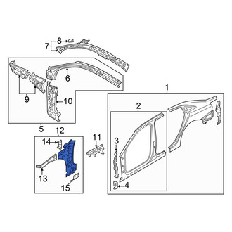 Audi OE - Left Lower Body A-Pillar