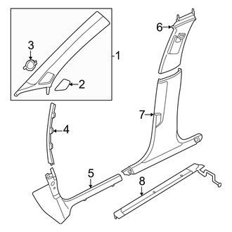 Audi OE - Pillars, Rocker & Floor - Interior Trim