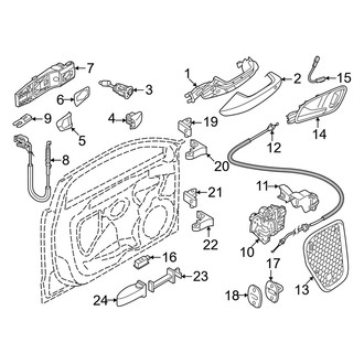 Audi OE - Front Door - Lock & Hardware