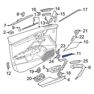 Audi OE - Front Right Door Emblem