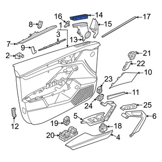 Audi OE - Left Inner Dashboard Air Vent