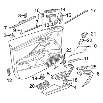 Audi OE - Front Door - Interior Trim