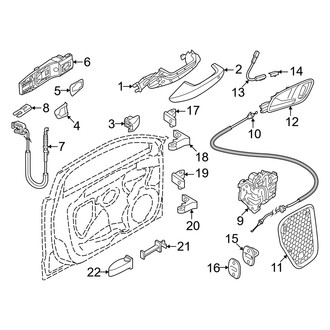 Audi OE - Rear Door - Lock & Hardware