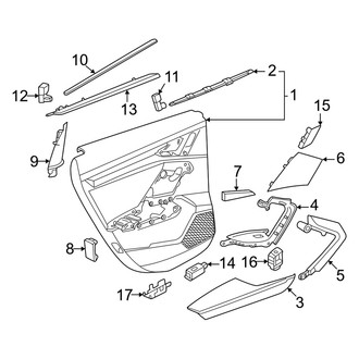 Audi OE - Rear Door - Interior Trim