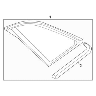 Audi OE - Quarter Panel - Glass