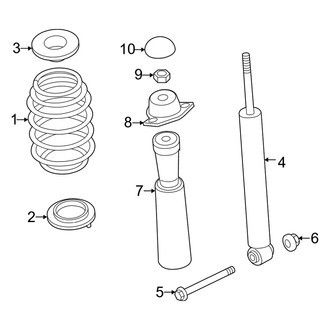 Audi OE - Rear Suspension - Shocks & Components